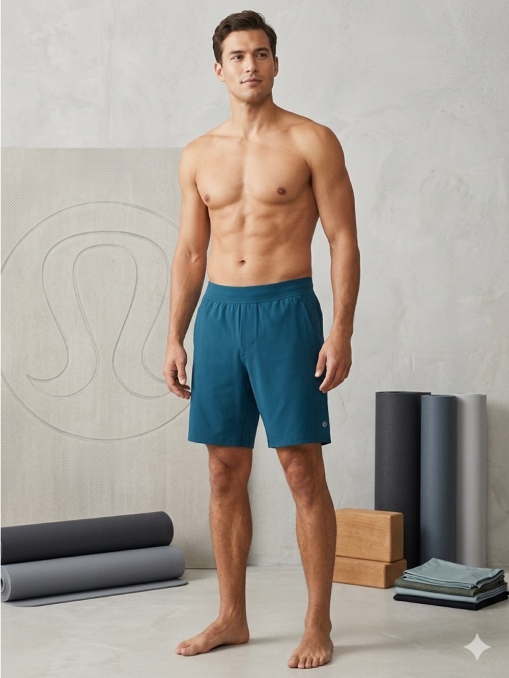 Lululemon License to Train Lined Short 10" - Classic Blue - Size
